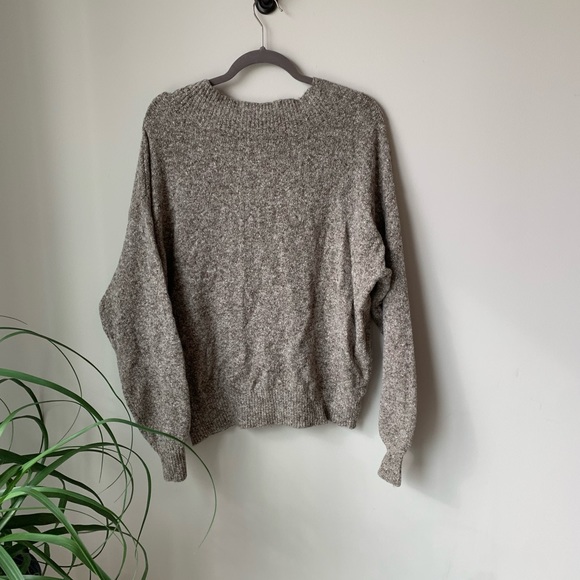 Urban Outfitters Surplice Sweater Knit Marled - Picture 7 of 7